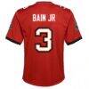 Rueben Bain Jr. Tampa Bay Buccaneers Nike Youth Team Game Jersey - Red - Detail View