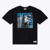 Carolina Panthers Mitchell & Ness Core Essentials Street Graphic Short Sleeve T-Shirt - Black - Front View