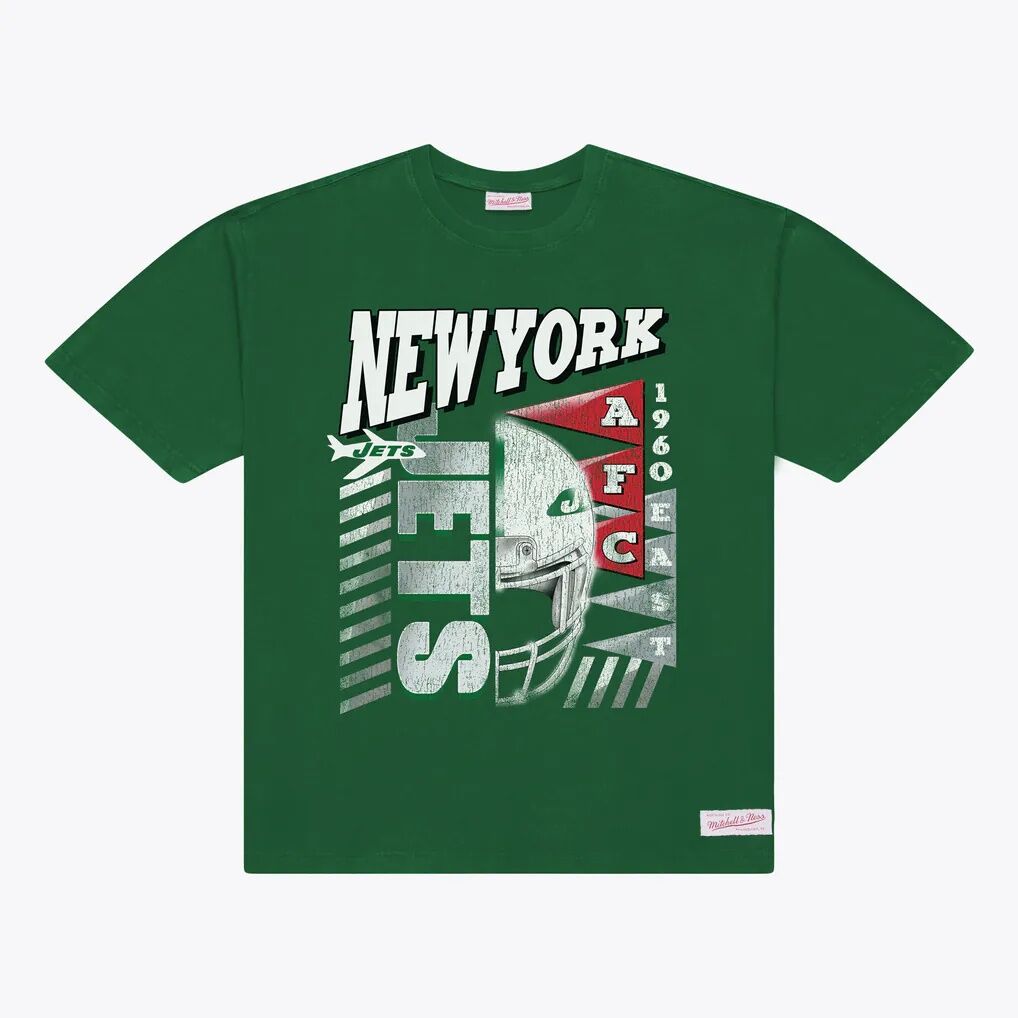New York Jets Mitchell & Ness Core Essentials Street Graphic Short Sleeve T-Shirt