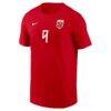 Erling Haaland Norway National Team Nike Youth Name & Number T-Shirt - Red - Side View