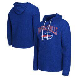Buffalo Bills Darius Rucker Collection by Fashion7 Waffle Knit Hooded Tri-Blend Long Sleeve T-Shirt - - Front View