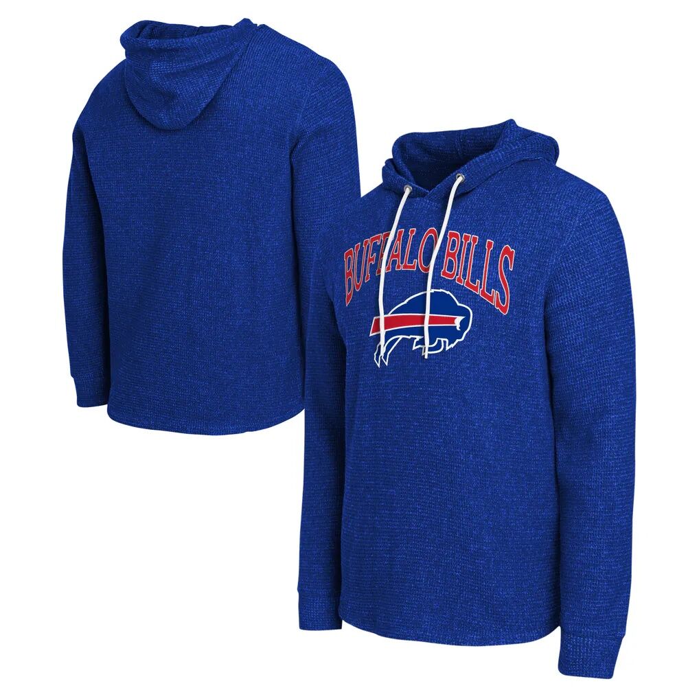 Buffalo Bills Darius Rucker Collection by Fashion7 Waffle Knit Hooded Tri-Blend Long Sleeve T-Shirt - Royal