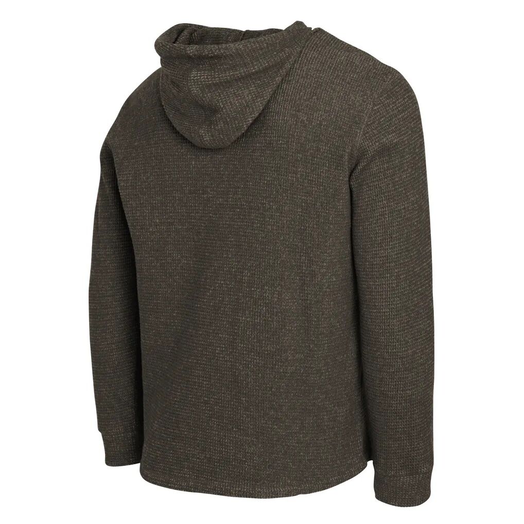 Tampa Bay Buccaneers Darius Rucker Collection by Fashion7 Waffle Knit Hooded Tri-Blend Long Sleeve T-Shirt - Pewter