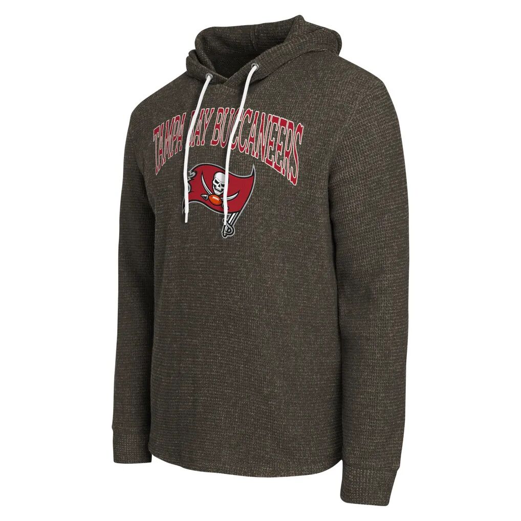 Tampa Bay Buccaneers Darius Rucker Collection by Fashion7 Waffle Knit Hooded Tri-Blend Long Sleeve T-Shirt - Pewter