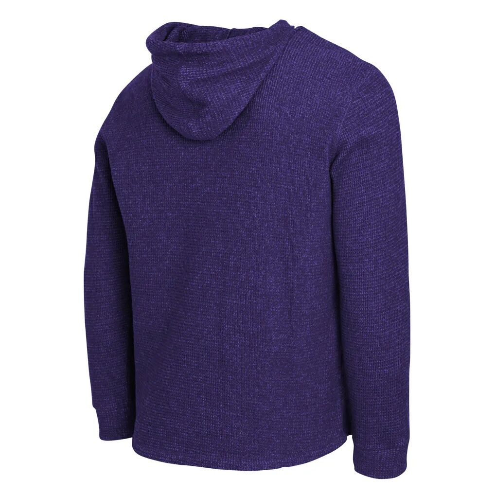 Baltimore Ravens Darius Rucker Collection by Fashion7 Waffle Knit Hooded Tri-Blend Long Sleeve T-Shirt