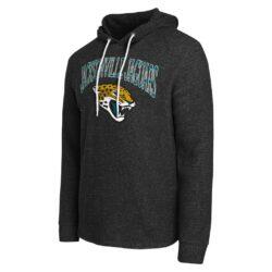 Jacksonville Jaguars Darius Rucker Collection by Fashion7 Waffle Knit Hooded Tri-Blend Long Sleeve T-Shirt - Black - Detail View