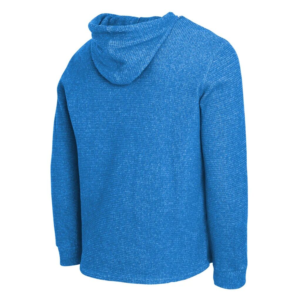 Tennessee Titans Darius Rucker Collection by Fashion7 Waffle Knit Hooded Tri-Blend Long Sleeve T-Shirt - Light Blue