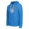Tennessee Titans Darius Rucker Collection by Fashion7 Waffle Knit Hooded Tri-Blend Long Sleeve T-Shirt - - Detail View