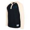 Carolina Panthers Darius Rucker Collection by Fashion7 Henley Long Sleeve T-Shirt - - Detail View