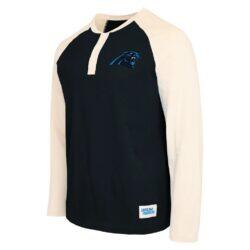 Carolina Panthers Darius Rucker Collection by Fashion7 Henley Long Sleeve T-Shirt - - Detail View