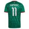Santiago Gimenez Mexico National Team adidas 2026 Home Replica Jersey - Green - Detail View