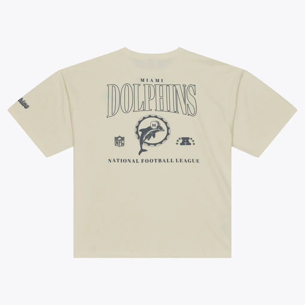 Miami Dolphins Mitchell & Ness Oversized Heritage Hues T-Shirt