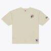 Miami Dolphins Mitchell & Ness Oversized Heritage Hues T-Shirt - Cream - Side View