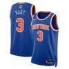 Josh Hart New York Knicks Nike Unisex 2026 NBA Finals Patch Swingman Jersey - Blue - Front View