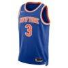 Josh Hart New York Knicks Nike Unisex 2026 NBA Finals Patch Swingman Jersey - Blue - Side View