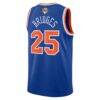 Mikal Bridges New York Knicks Nike Unisex 2026 NBA Finals Patch Swingman Jersey - Blue - Detail View