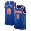 OG Anunoby New York Knicks Nike Unisex 2026 NBA Finals Patch Swingman Jersey - Blue - Front View