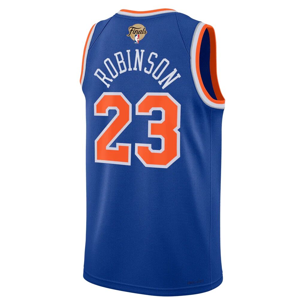 Mitchell Robinson New York Knicks Nike Unisex 2026 NBA Finals Patch Swingman Jersey - Icon Edition
