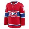Jakub Dobes Montreal Canadiens Fashion7 Premium Jersey - Red - Side View