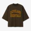 Cleveland Browns Fear of God x NFL Unisex Merch T-Shirt - Brown - Front View