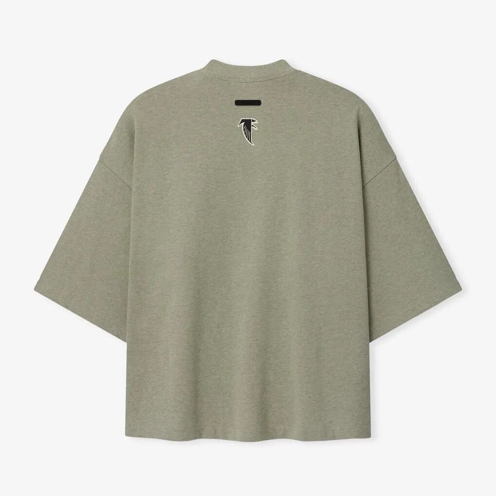 Atlanta Falcons Fear of God x NFL Unisex Merch T-Shirt - Heather Gray