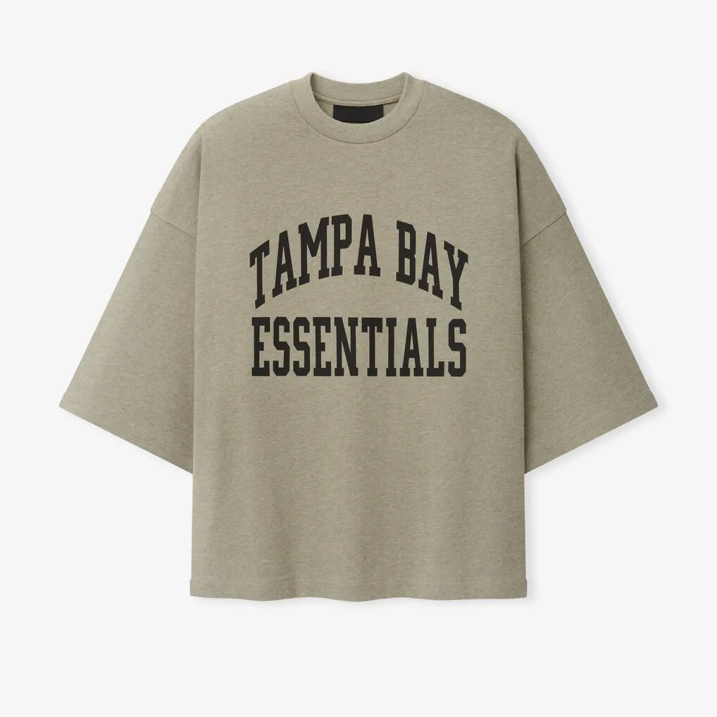 Tampa Bay Buccaneers Fear of God x NFL Unisex Merch T-Shirt - Heather Gray