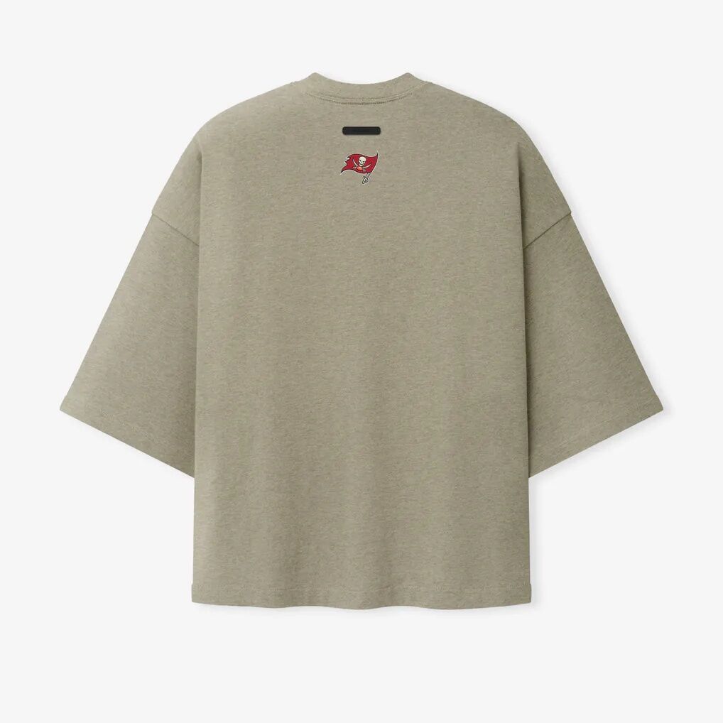 Tampa Bay Buccaneers Fear of God x NFL Unisex Merch T-Shirt - Heather Gray