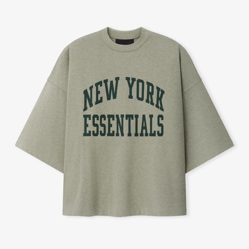New York Jets Fear of God x NFL Unisex Merch T-Shirt - Heather Gray