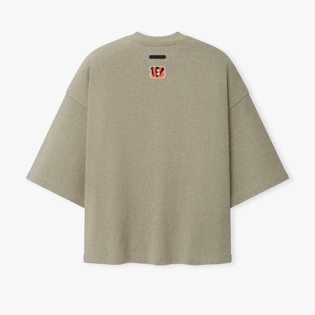 Cincinnati Bengals Fear of God x NFL Unisex Merch T-Shirt - Heather Gray