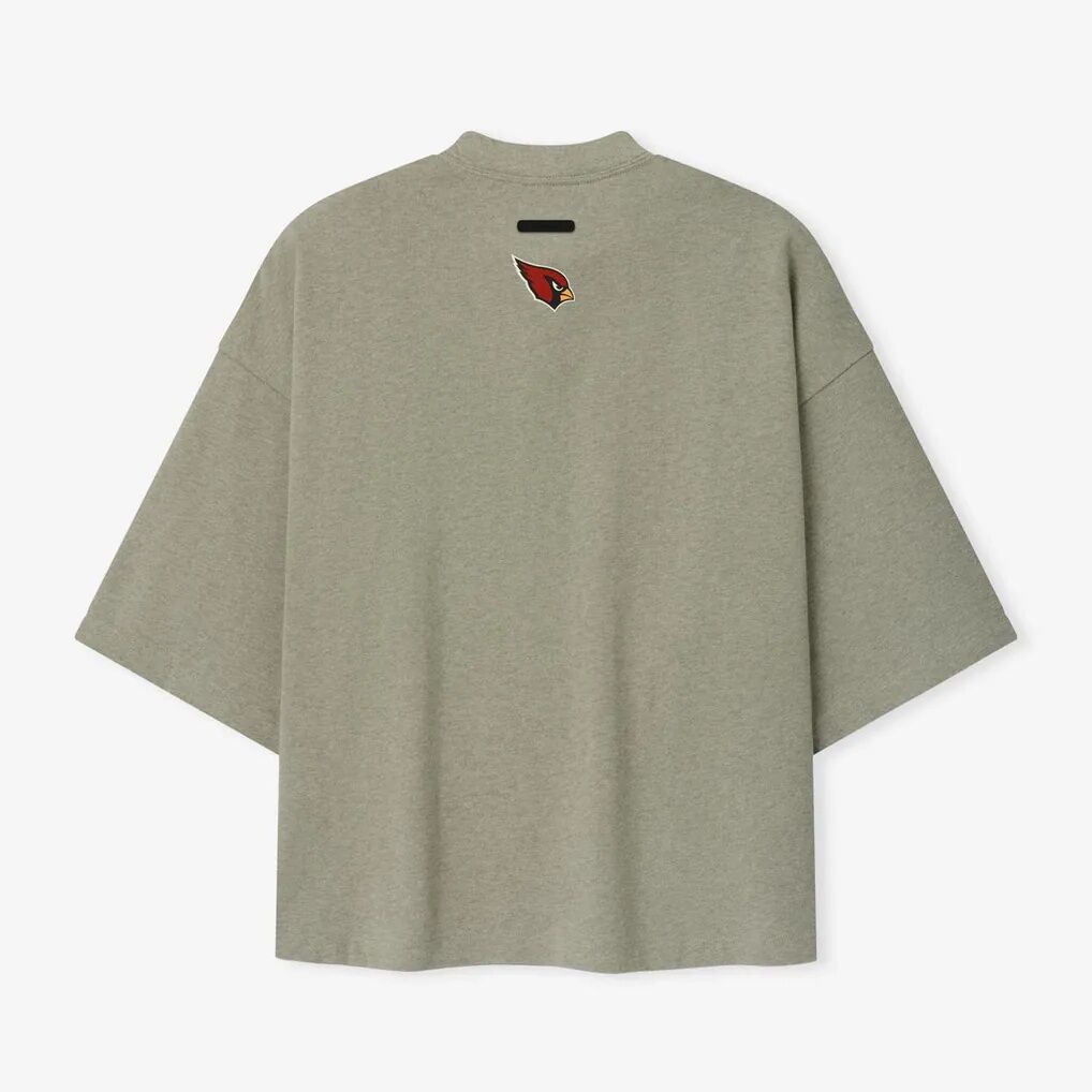 Arizona Cardinals Fear of God x NFL Unisex Merch T-Shirt - Heather Gray