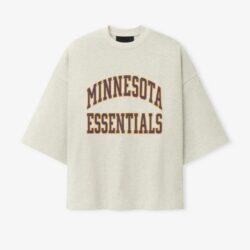 Minnesota Vikings Fear of God x NFL Unisex Merch T-Shirt - - Front View