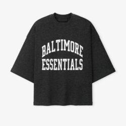 Baltimore Ravens Fear of God x NFL Unisex Merch T-Shirt - - Front View