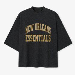 New Orleans Saints Fear of God x NFL Unisex Merch T-Shirt - - Front View
