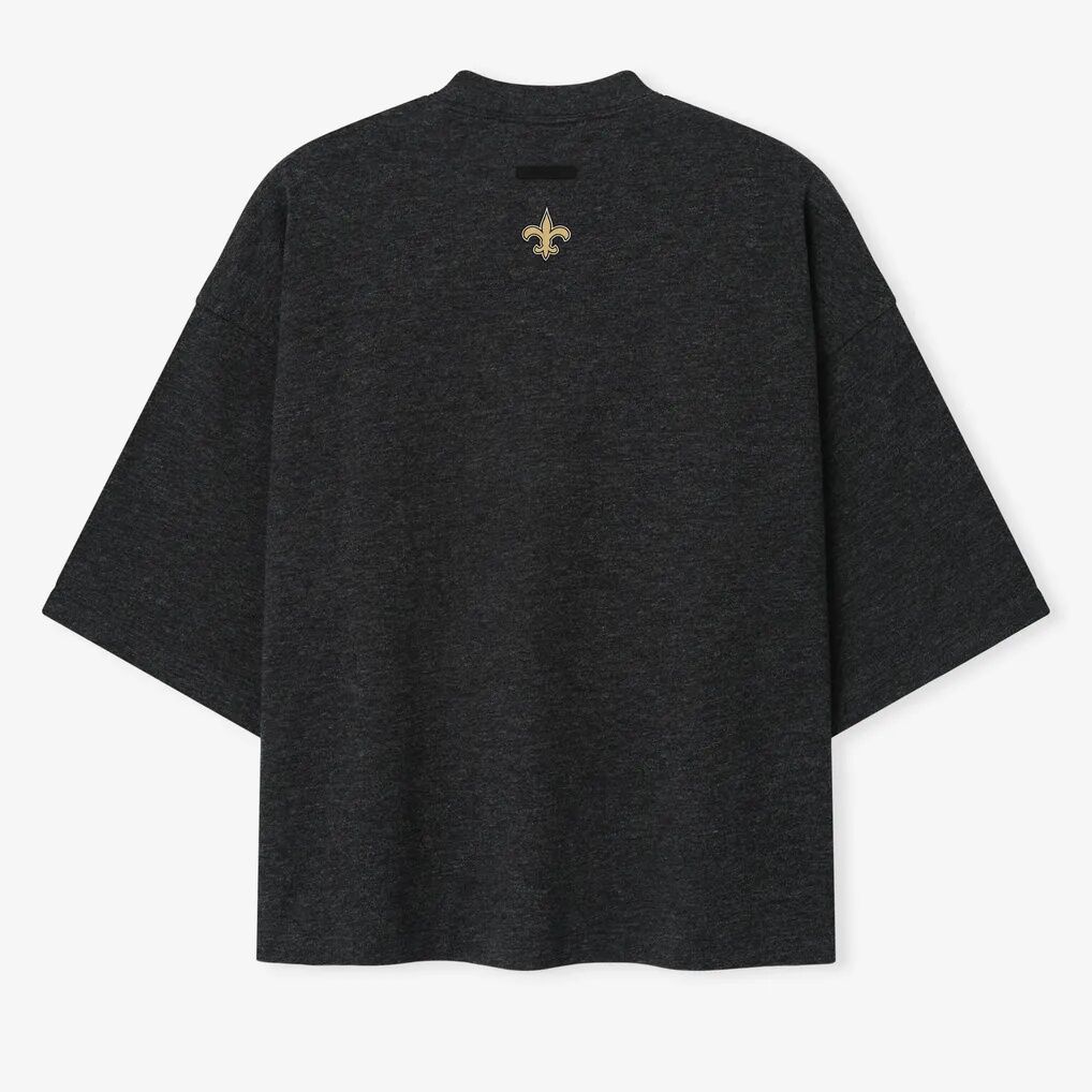 New Orleans Saints Fear of God x NFL Unisex Merch T-Shirt - Dark Heather Gray