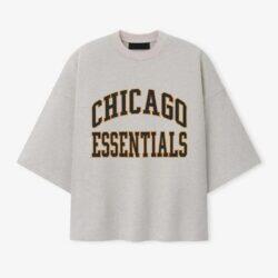 Chicago Bears Fear of God x NFL Unisex Merch T-Shirt - - Front View