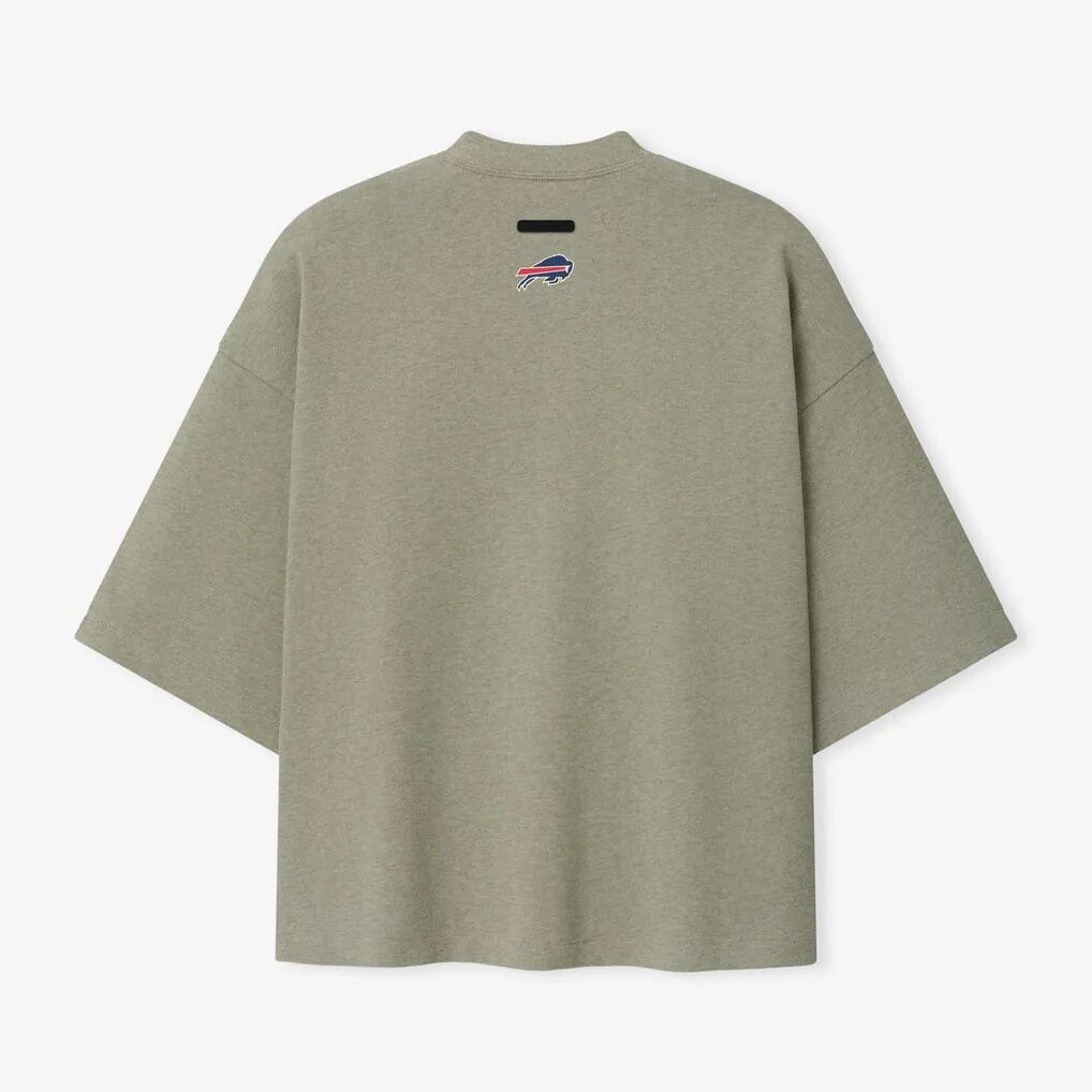 Buffalo Bills Fear of God x NFL Unisex Merch T-Shirt - Heather Gray
