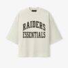 Las Vegas Raiders Fear of God x NFL Unisex Merch T-Shirt - - Front View