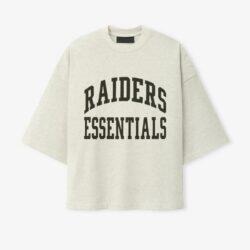 Las Vegas Raiders Fear of God x NFL Unisex Merch T-Shirt - - Front View