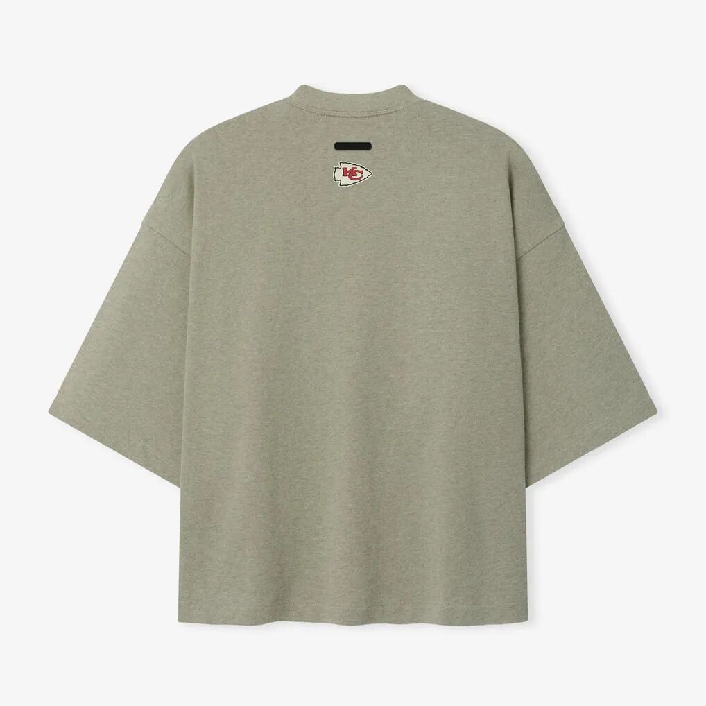 Kansas City Chiefs Fear of God x NFL Unisex Merch T-Shirt - Heather Gray