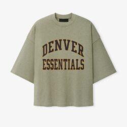 Denver Broncos Fear of God x NFL Unisex Merch T-Shirt - - Front View