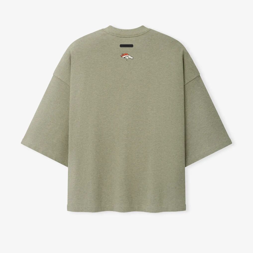 Denver Broncos Fear of God x NFL Unisex Merch T-Shirt - Heather Gray