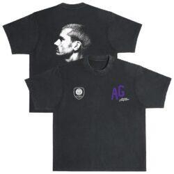 Antoine Griezmann Orlando City SC Peace Collective Unisex Big Face Garment Dyed T-Shirt - Black - Front View
