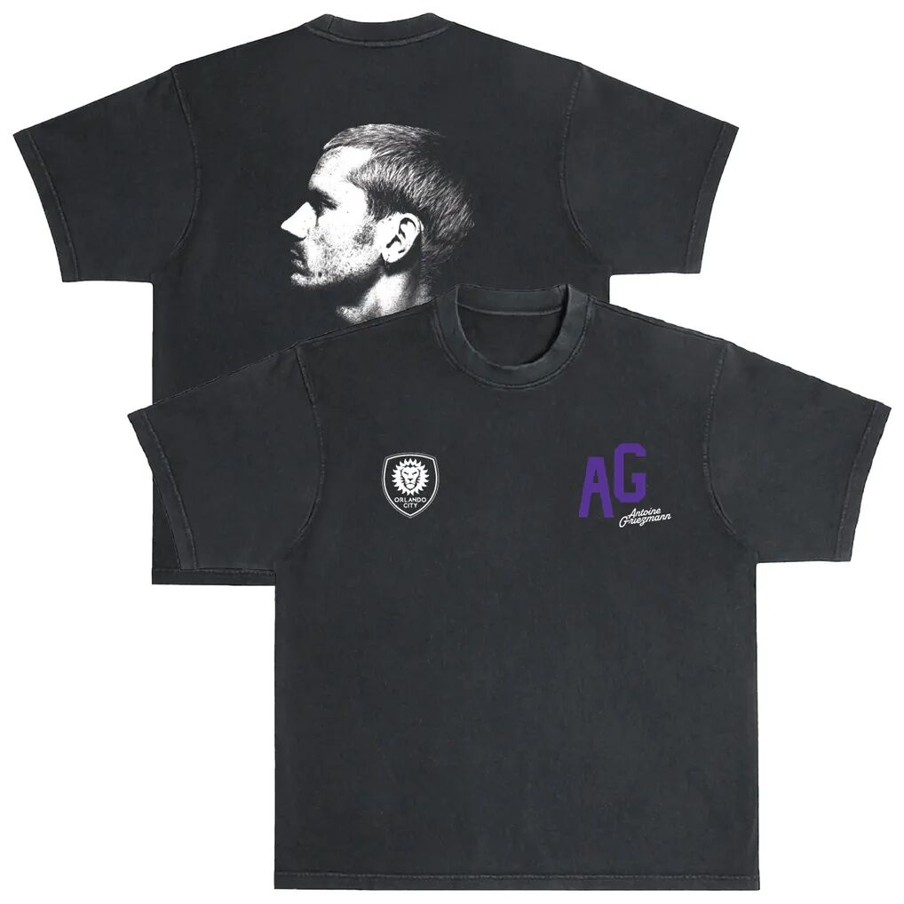 Antoine Griezmann Orlando City SC Peace Collective Unisex Big Face Garment Dyed T-Shirt