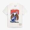 New York Giants Mitchell & Ness Youth Mascot Mania T-Shirt - White - Front View