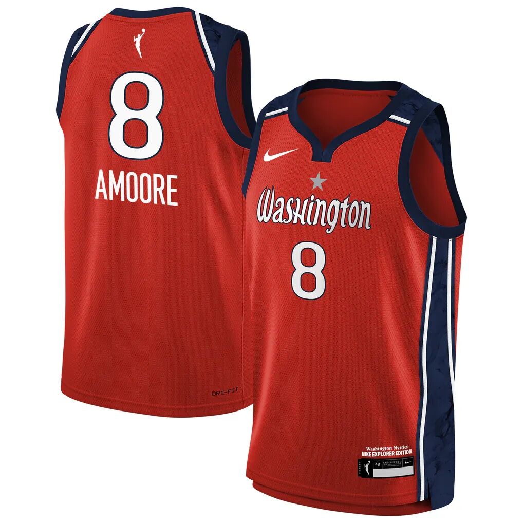 Georgia Amoore Washington Mystics Nike Youth Victory Player Jersey - Explorer Edition