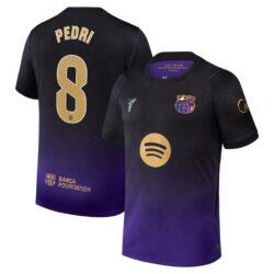Pedri Barcelona Nike 2026/27 Away Stadium Replica Jersey - Purple - Front View