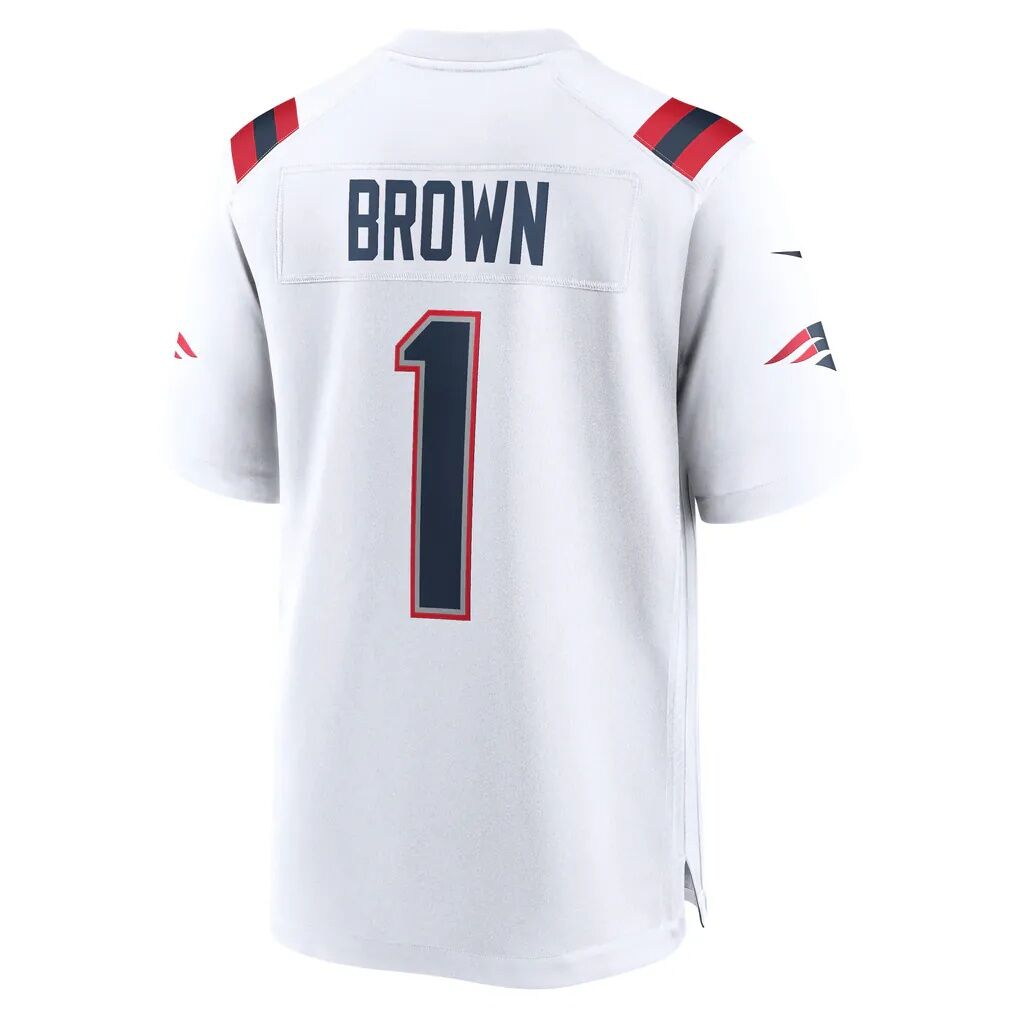A.J. Brown New England Patriots Nike Game Jersey