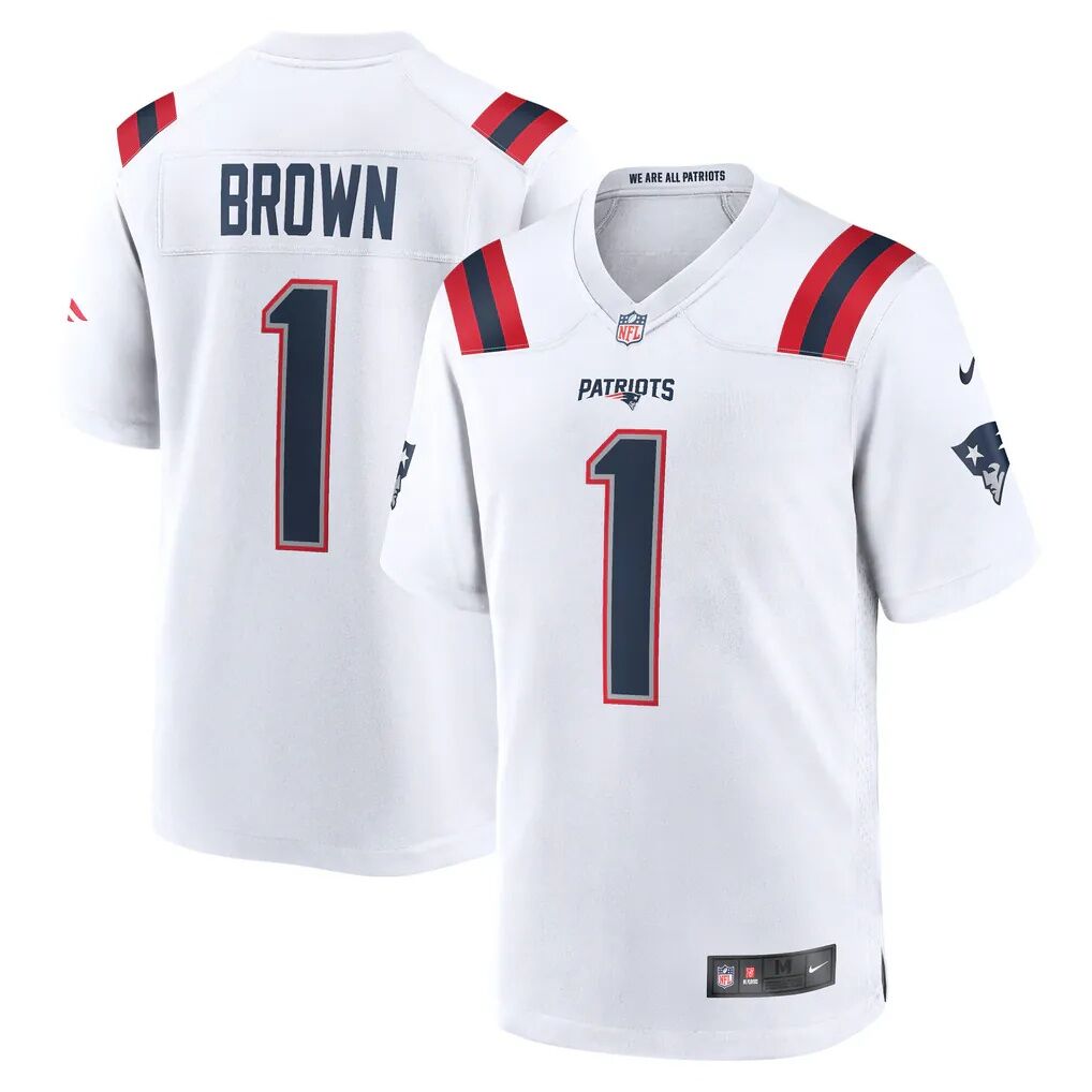 A.J. Brown New England Patriots Nike Game Jersey