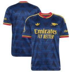 Arsenal adidas 2026/27 Away On-Field Authentic Patch Jersey - Navy - Front View