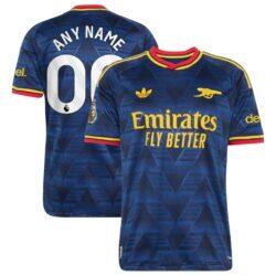 Arsenal adidas 2026/27 Away On-Field Authentic Custom Jersey - Navy - Front View